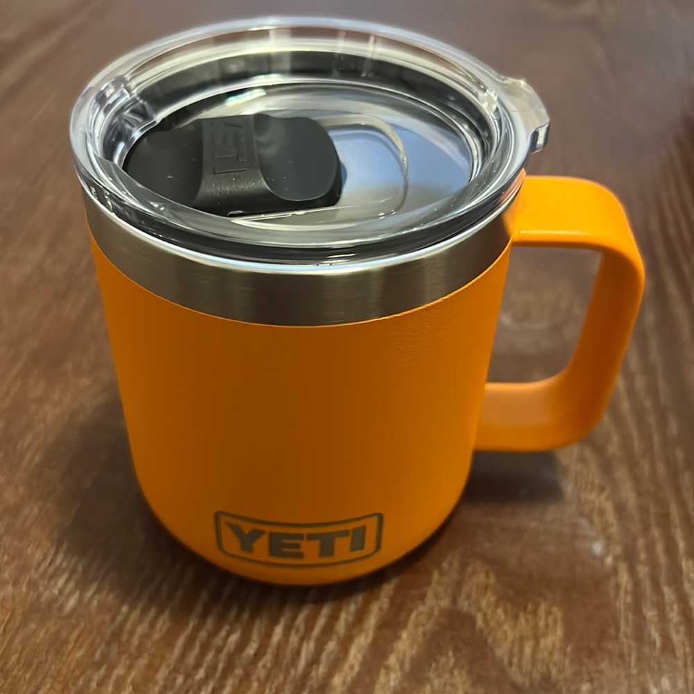 Limited edition King Crab Orange Yeti mug